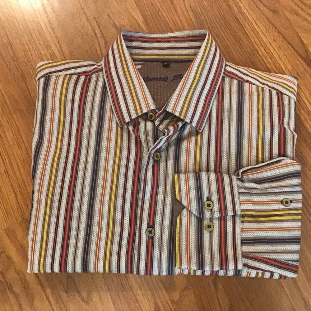 Visconti Black soft cotton long sleeve shirt